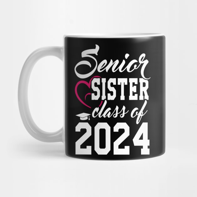 Class of 2024 Senior Gifts Funny Senior Sister by KsuAnn